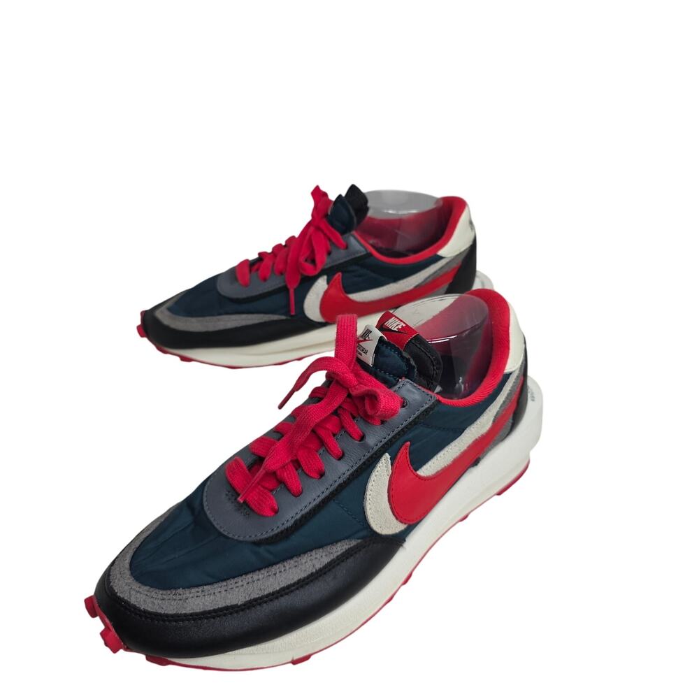 Nike 10.5‎ LD Waffle Sacai Undercover Midnight Spruce University Red Navy white